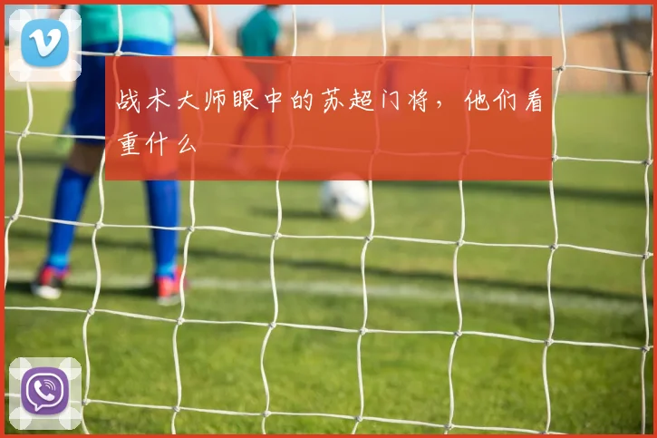 战术大师眼中的苏超门将，他们看重什么